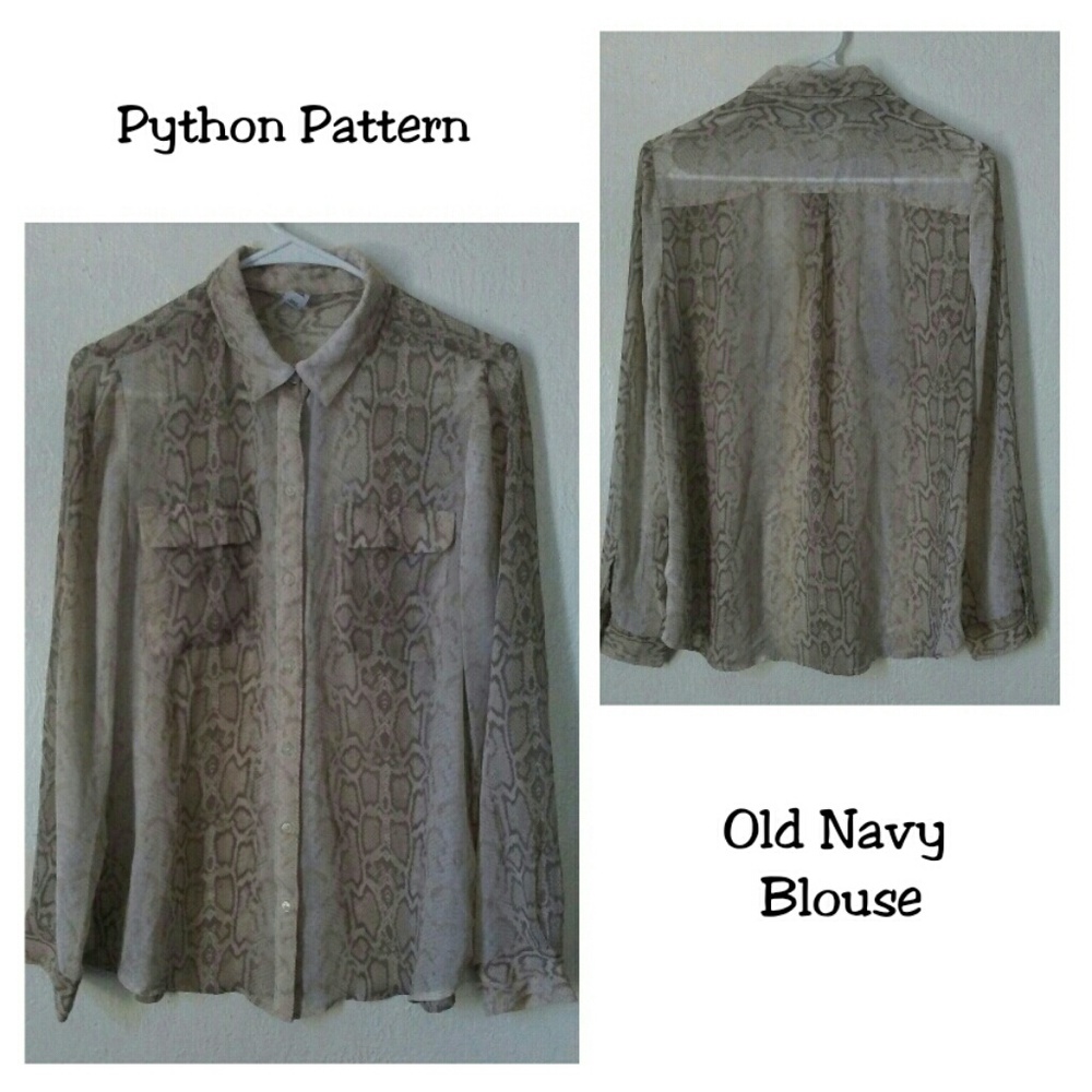 Python Old Navy Blouse